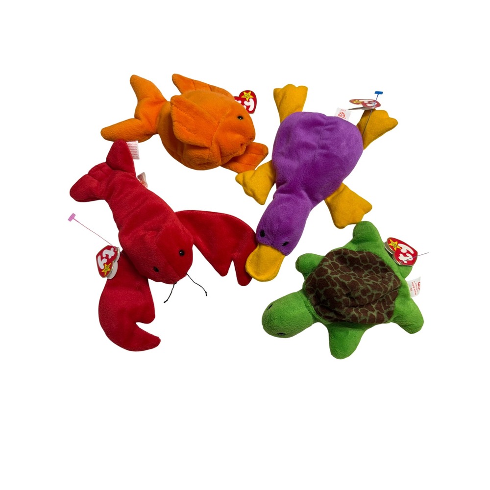 Ty Beanie Babies1993 OG Goldie Pinchers Patti Speedy GUC w tags READ!